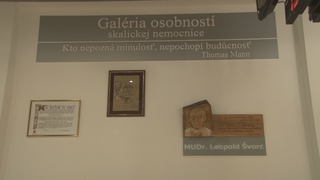Prvou osobnosťou galérie skalickej nemocnice je MUDr. Leopold Švorc