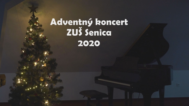 Adventný koncert ZUŠ Senica 2020