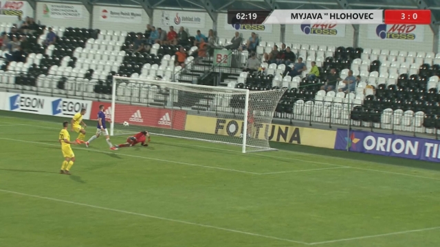 Futbal: Spartak Myjava - FC Slovan Hlohovec 7:0