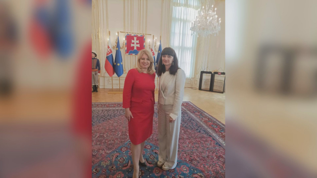 Seničanka Silvia Krišáková sa stretla s prezidentkou SR