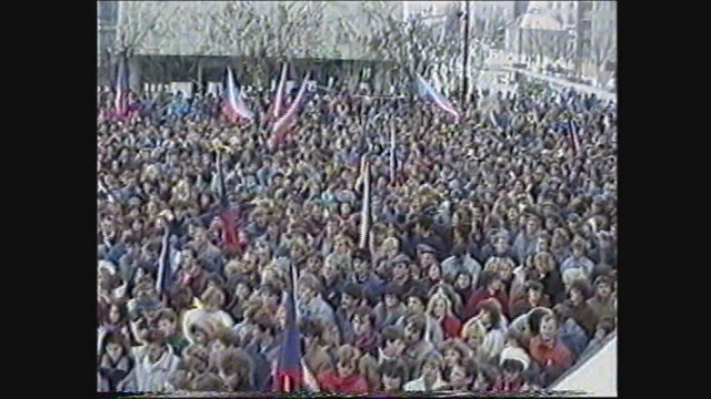  Takto vyzeral november 1989 na Myjave