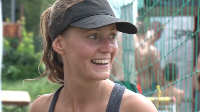 Plážový tenis predstavuje Zuzana Chrenková - majsterka SR z roku 2015