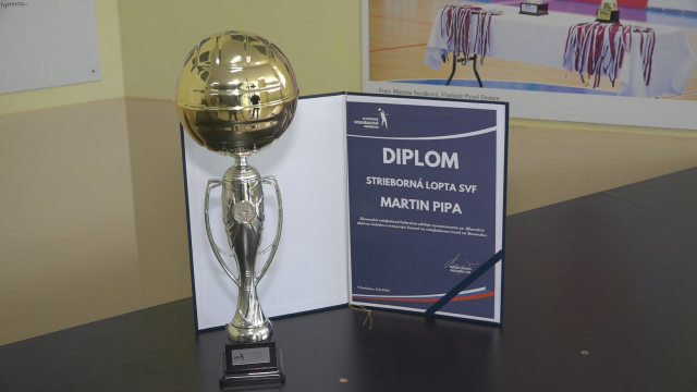 Martin Pipa si prevzal ocenenie SVF