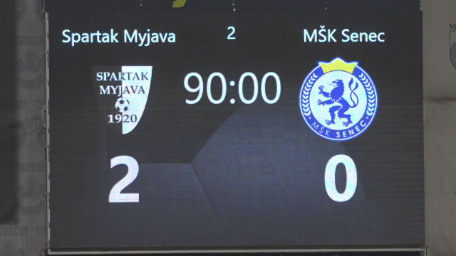 Spartak Myjava -MŠK  Senec  17. kolo 3. ligy západ