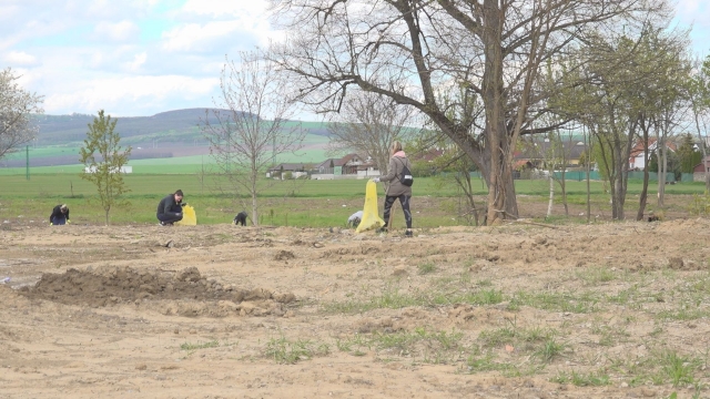 Brigádnici pripravovali priestor na výsev lúčnych kvetov