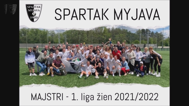 Titul majstra Slovenska pre ženy Spartaka Myjava v ročníku 2021/22